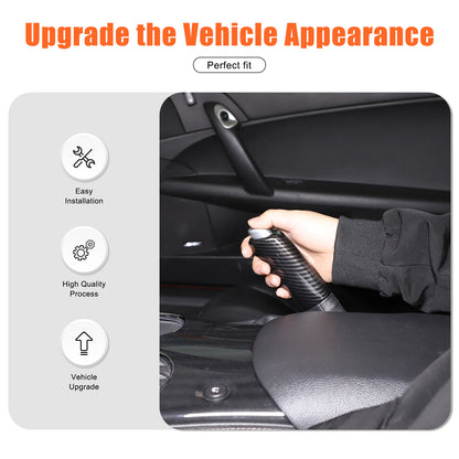 ABS Carbon Fiber Car Parking Lever Handbrake Case Cover For Corvette C6 2005-13 19