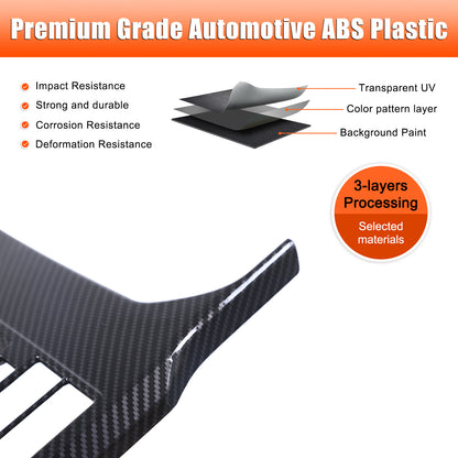 ABS Carbon Fiber Center Gear Panel Trim For Toyota Land Cruiser LC250 24+ US 12