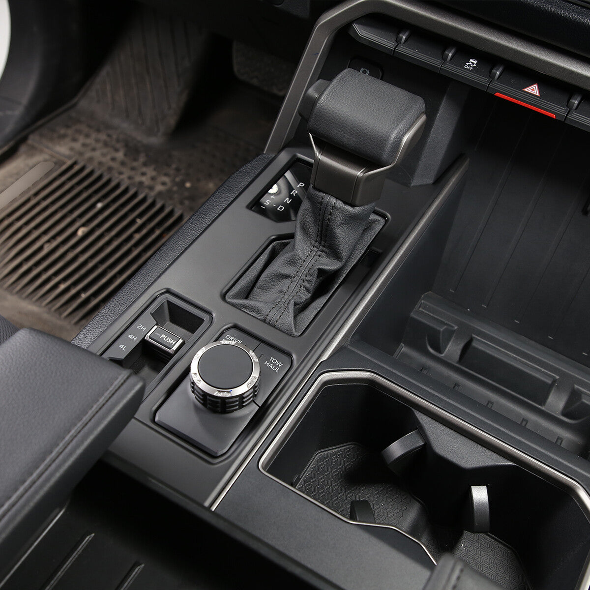 Matte Black ABS Interior Decoration Cover Trim Kit For Toyota Tundra 2022-26 US - Variants 16-20 43