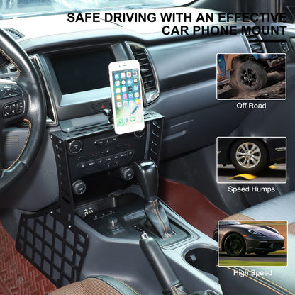 Magnetic Center Gear Shift Extension Platform Bracket For Ford Ranger T7 2015-22 2