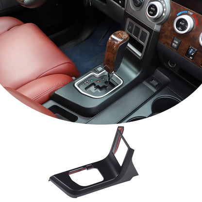 Matte Black Center Console Gear Shift Panel Cover Trim For Toyota Tundra 2007-13 3