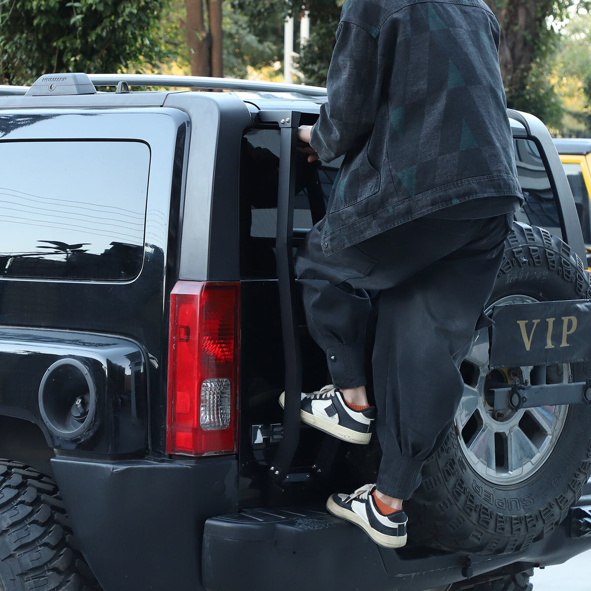 Back Rear Roof Ladder Tailgate Driver Side Rack Basket For Hummer H3 2005-09 US 14