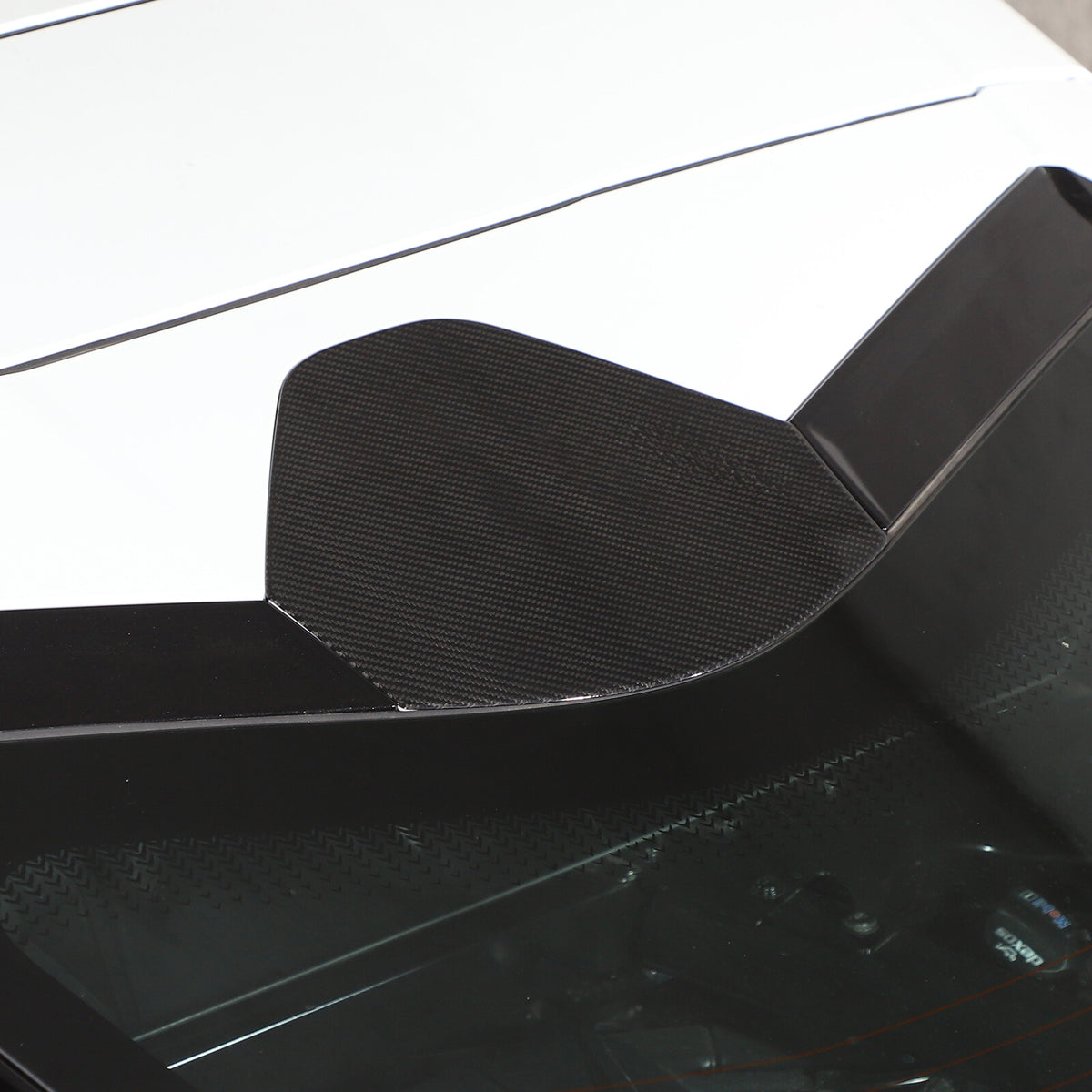 Real Carbon Fiber Rear Window Decklid Cover For Corvette C8 Coupe 2020-26 6