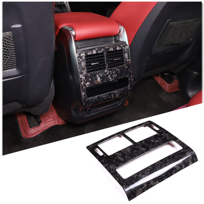 Forged Carbon Armrest Rear Air Vent Outlet Cover For Range Rover Sport 14-17 2