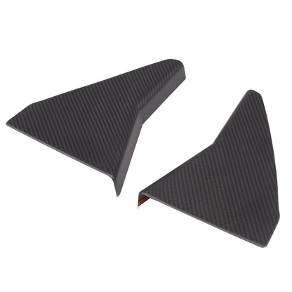 Matte Carbon Fiber Engine Bay Window Glass Side Trim Cover For Corvette C8 20-26 9