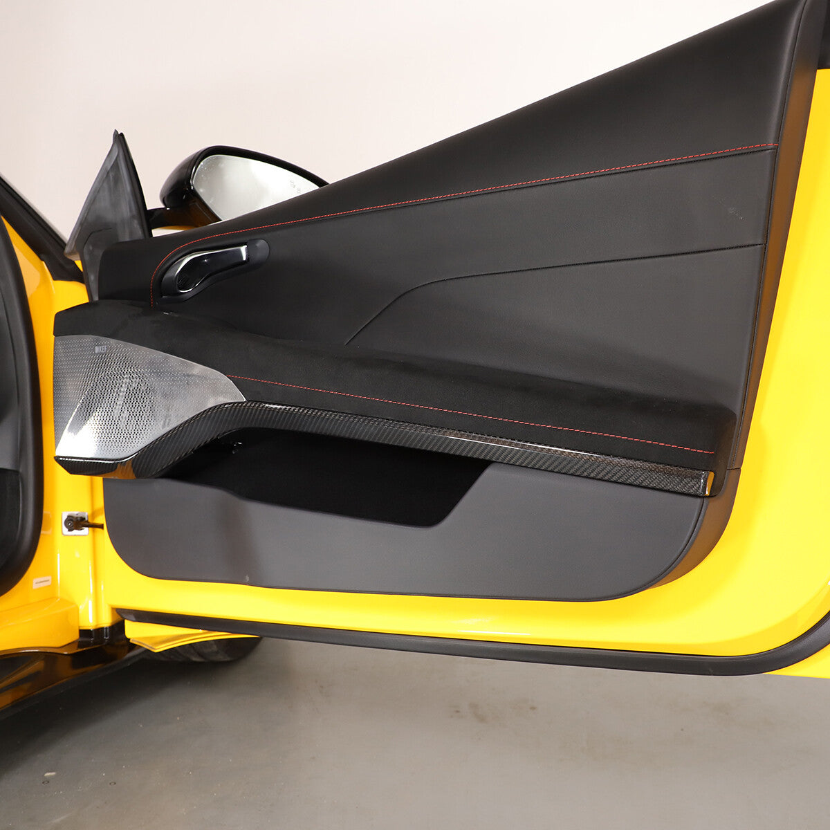 Real Carbon Fiber Interior Door Panel Strip Trim For Lotus Emira V6 i4 23-25 US 2