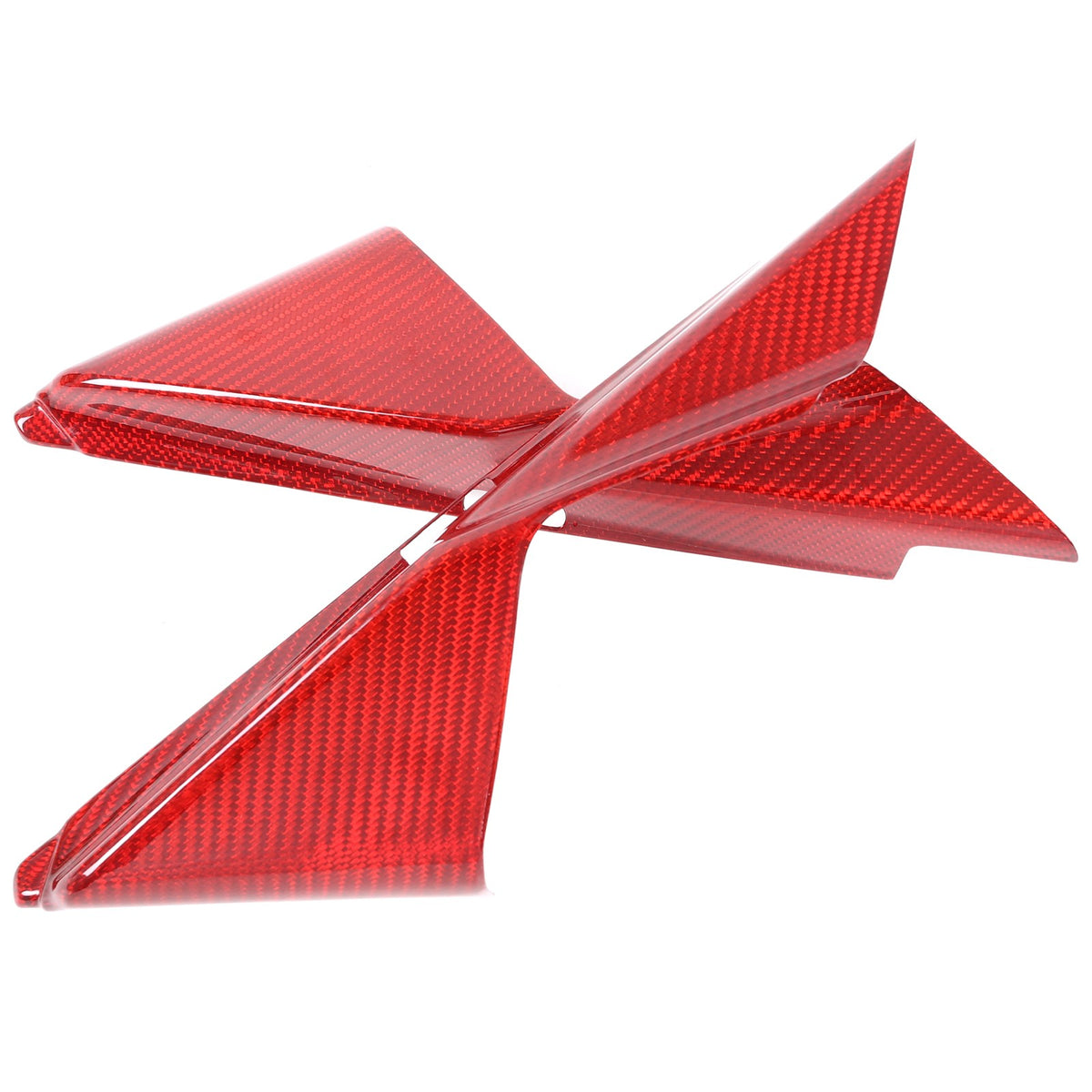 Red Real Carbon Fiber Inner A-Pillar Sticker Trim For Nissan 370Z Z34 2009-2020 8