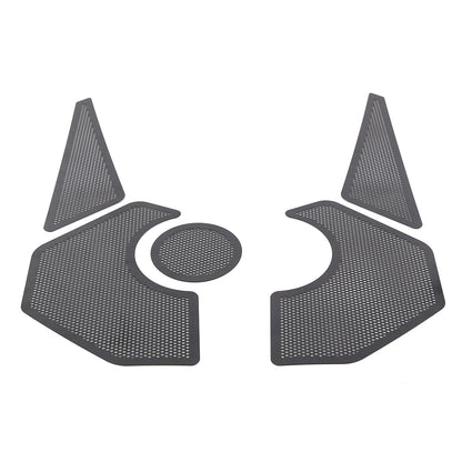 Engine Bay Side Black Stainless Cover Plate Net For 20-26 Coupe Corvette C8 13