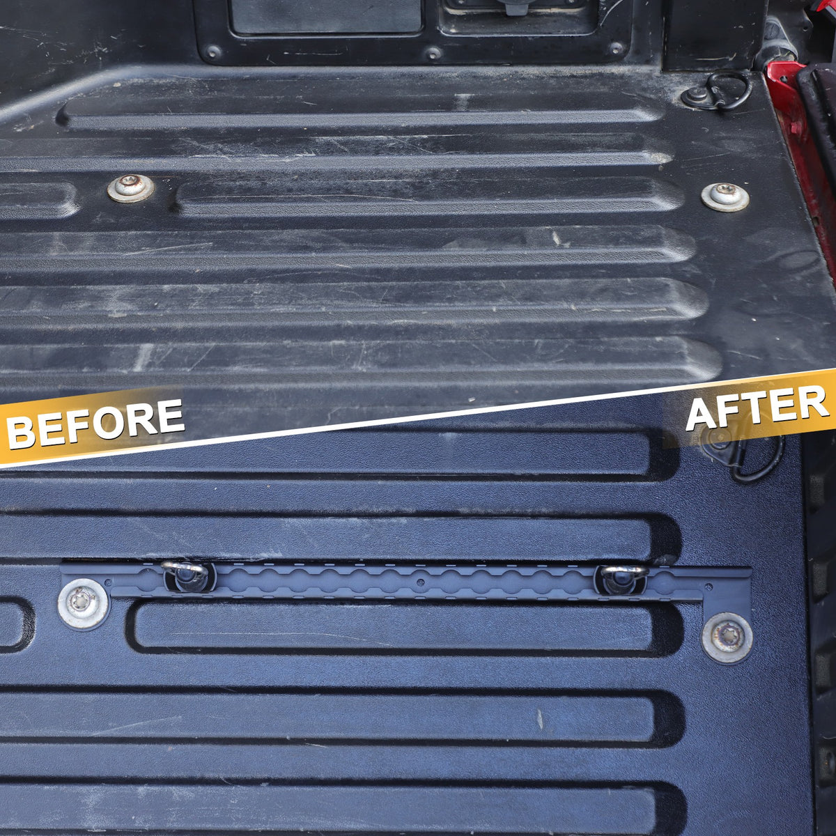 Carbon Steel Bed Side Extension Slot Trim For Toyota Tacoma 2016-2022 US 24