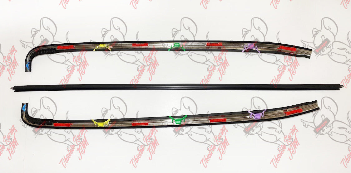 OEM HONDA Civic 1992-1995 OEM MOLDING FR WINDSHIELD SIDE RH & LH UPPER Set 7
