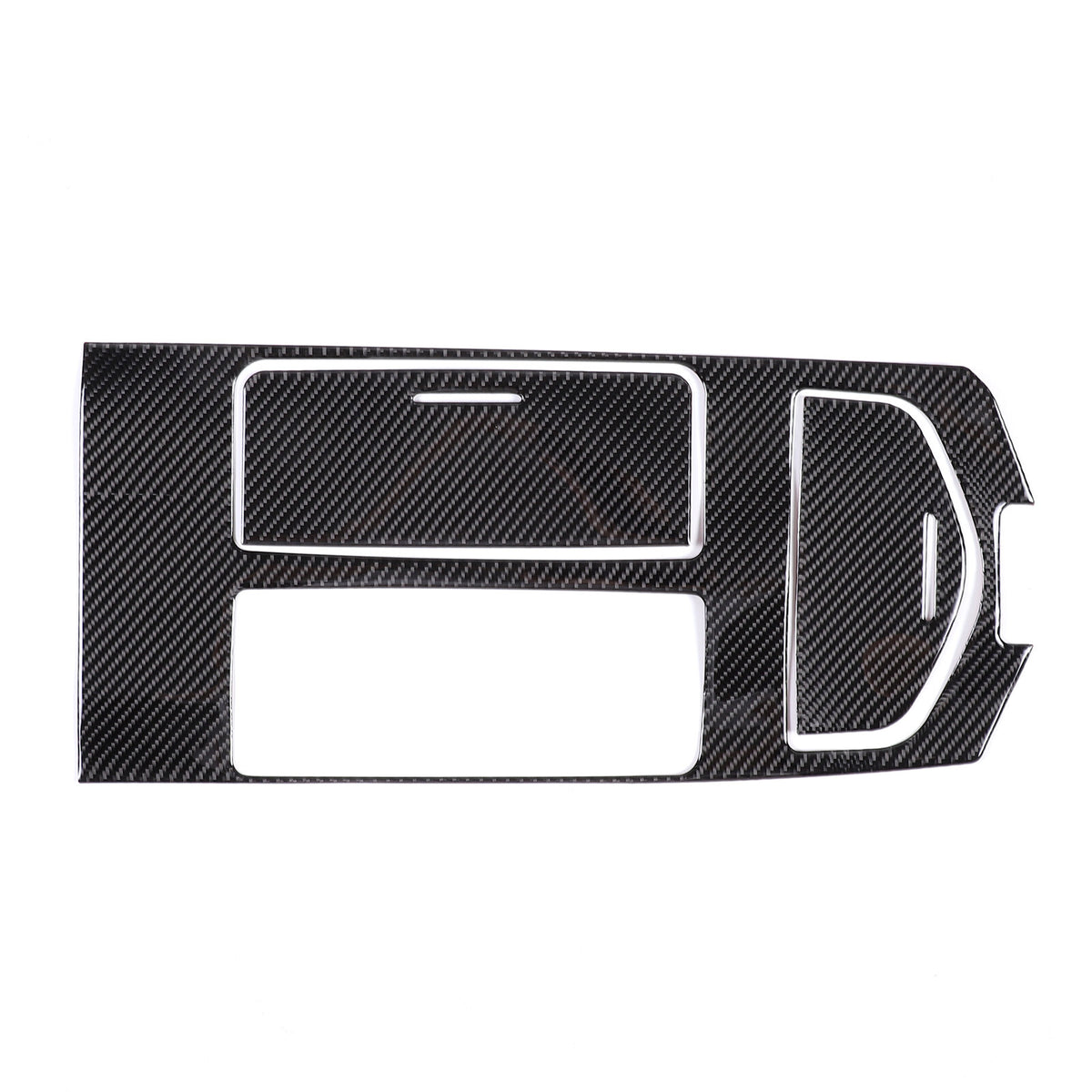 Carbon Fiber Center Console Shifter Panel Sticker For 2014-24 Maserati Ghibli 7