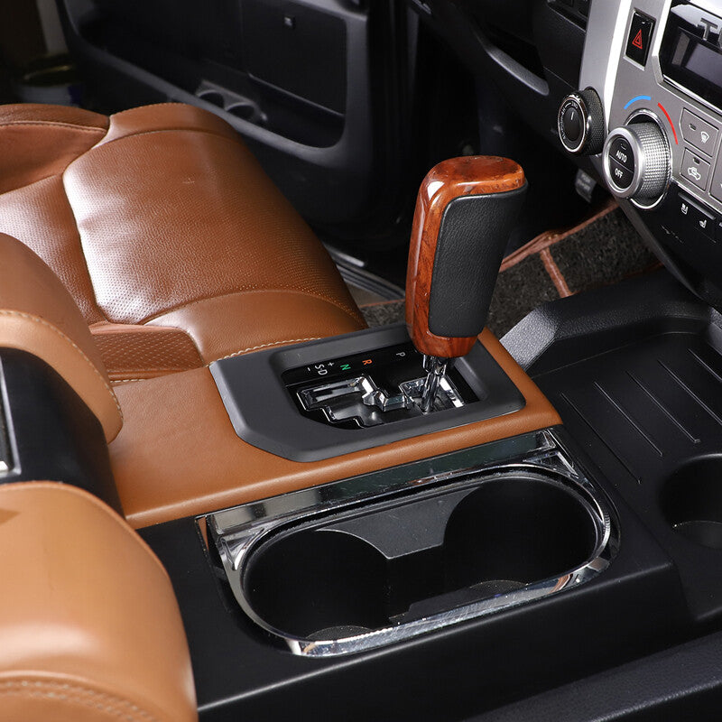 Matte Black Interior Center Console Trim Cover Kit Set For Toyota Tundra 14-21 - Styles 1-5 6
