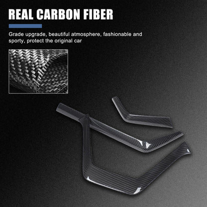 Real Dry Carbon Fiber Interior Center Trim For Corvette C8 2026+ Stingray ZR1 62