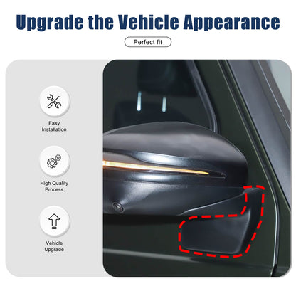 Real Carbon Fiber Rearview Mirror Base Cover Trim For Benz G-Class W465 2025 US 16