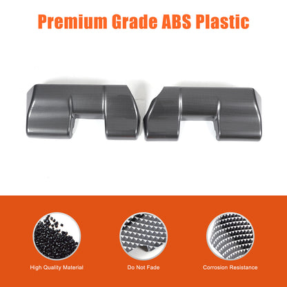 ABS Carbon Rear Seat Anti-kick Panel Trim For Toyota Land Cruiser LC250 24+ 19