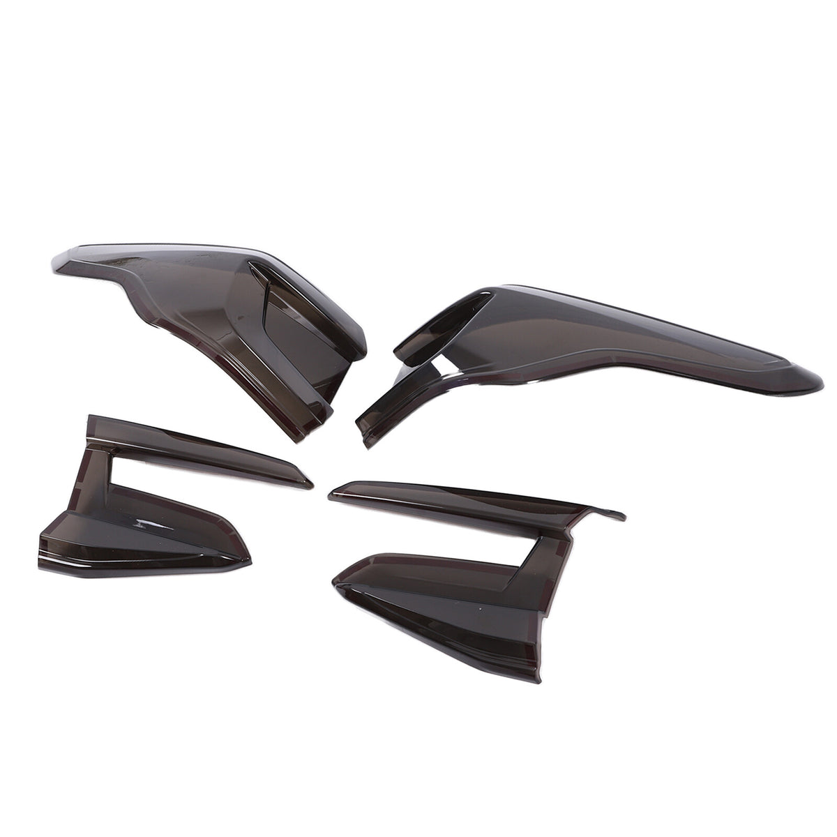 Smoked Black Rear Tail Light Guard Decor Cover Trim For Subaru Crosstrek 2024+ 15