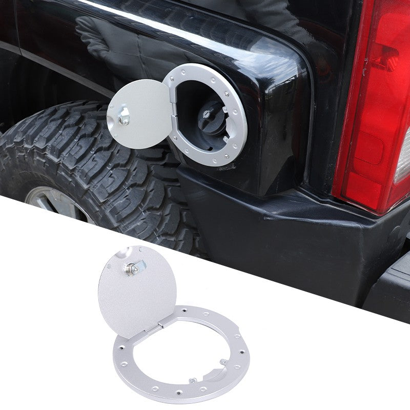 Silver Gas Cap Cover Fuel Filler Door Locking Anti-theft For Hummer H3 05-09 US 21