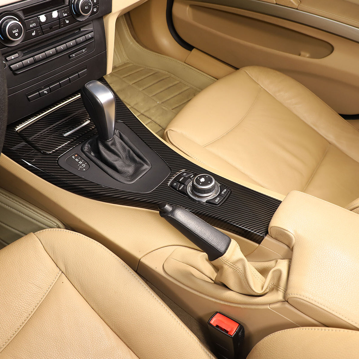 17pcs ABS Carbon Fiber Interior Panel trim Cover Kit For BMW 3 Series E90 08-12 2