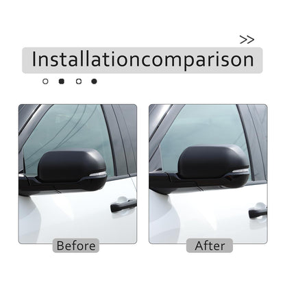 Matte Black Mirror Covers +Door Handle Cover Kit For Toyota Tundra 2022 2