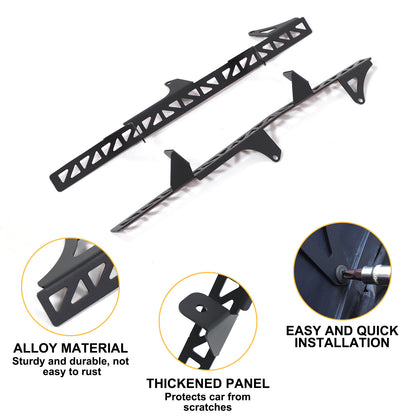 Black Steel A-Pillar LED Light Bar Mount Bracket For Hummer H2 2003-2009 US 22