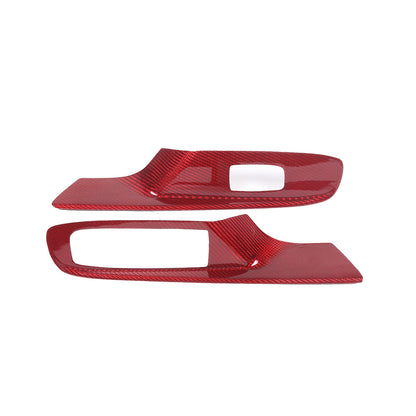 Red Real Carbon Fiber Interior Full Decor Cover Trim Kit for Corvette C8 2020-25 - Variants 26-30 52