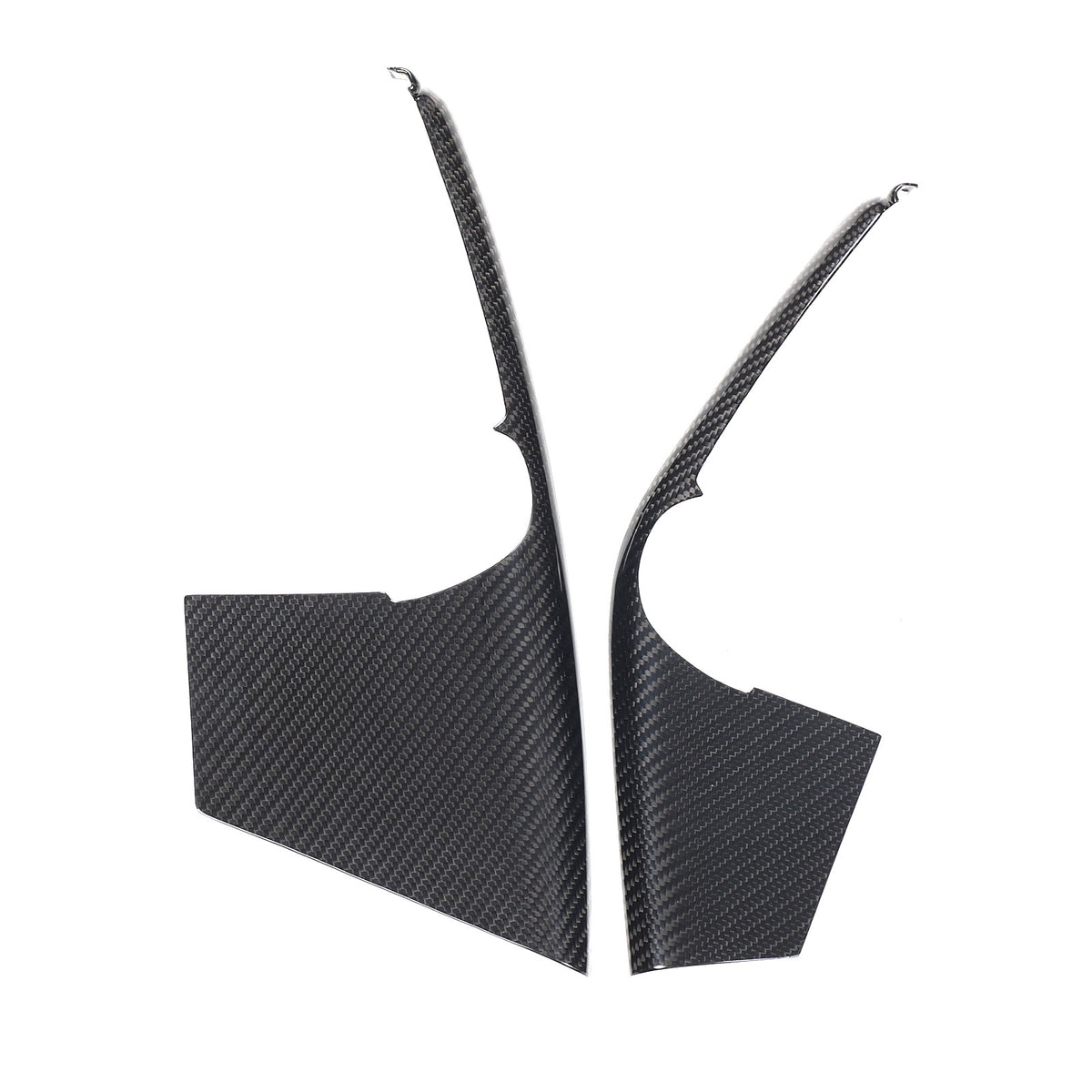 Real Carbon Fiber Mode Button Side Cover Trim For Nissan GT‑R R35 2008‑2016 8