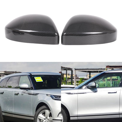 Real Carbon Fiber Side Mirror Cover For LR Range Rover Evoque 2014-2020 1