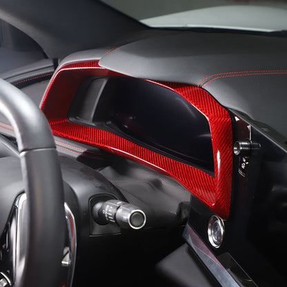 Red Real Carbon Fiber Full Interior Set Decor Trim Kit for Corvette C8 20-25 - Styles 26-30 21