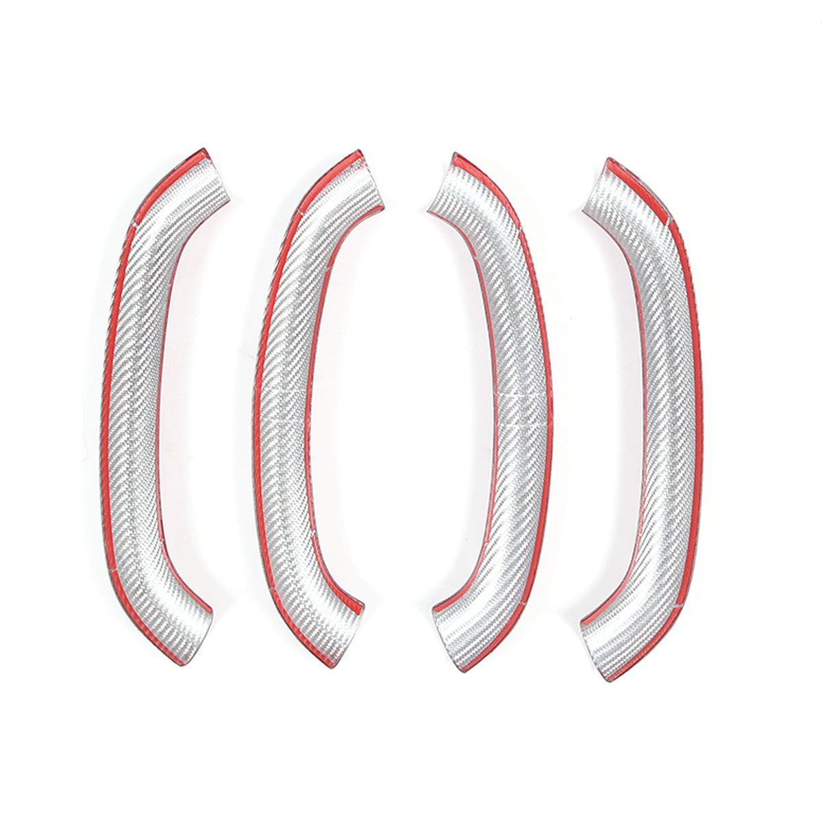 Red Real Carbon Fiber Steering Wheel Top Handle Cover For C8 Corvette 20-26 US 9