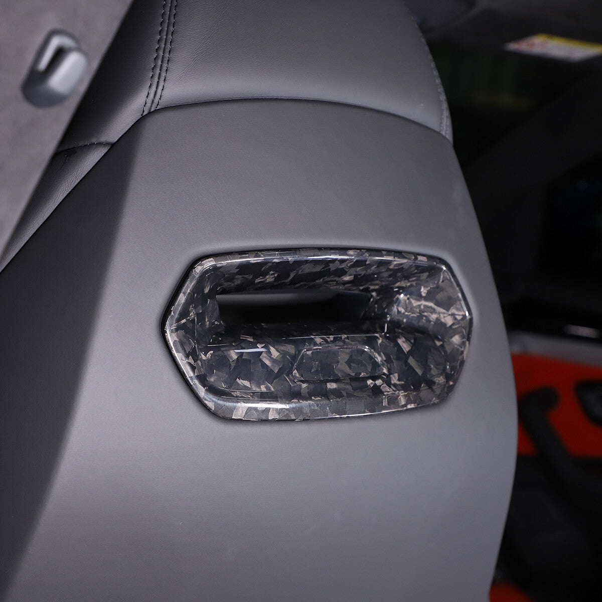 Forged Fiber Seat Headrest Back Hook Cover Trim For Lamborghini URUS 2018-2023 7