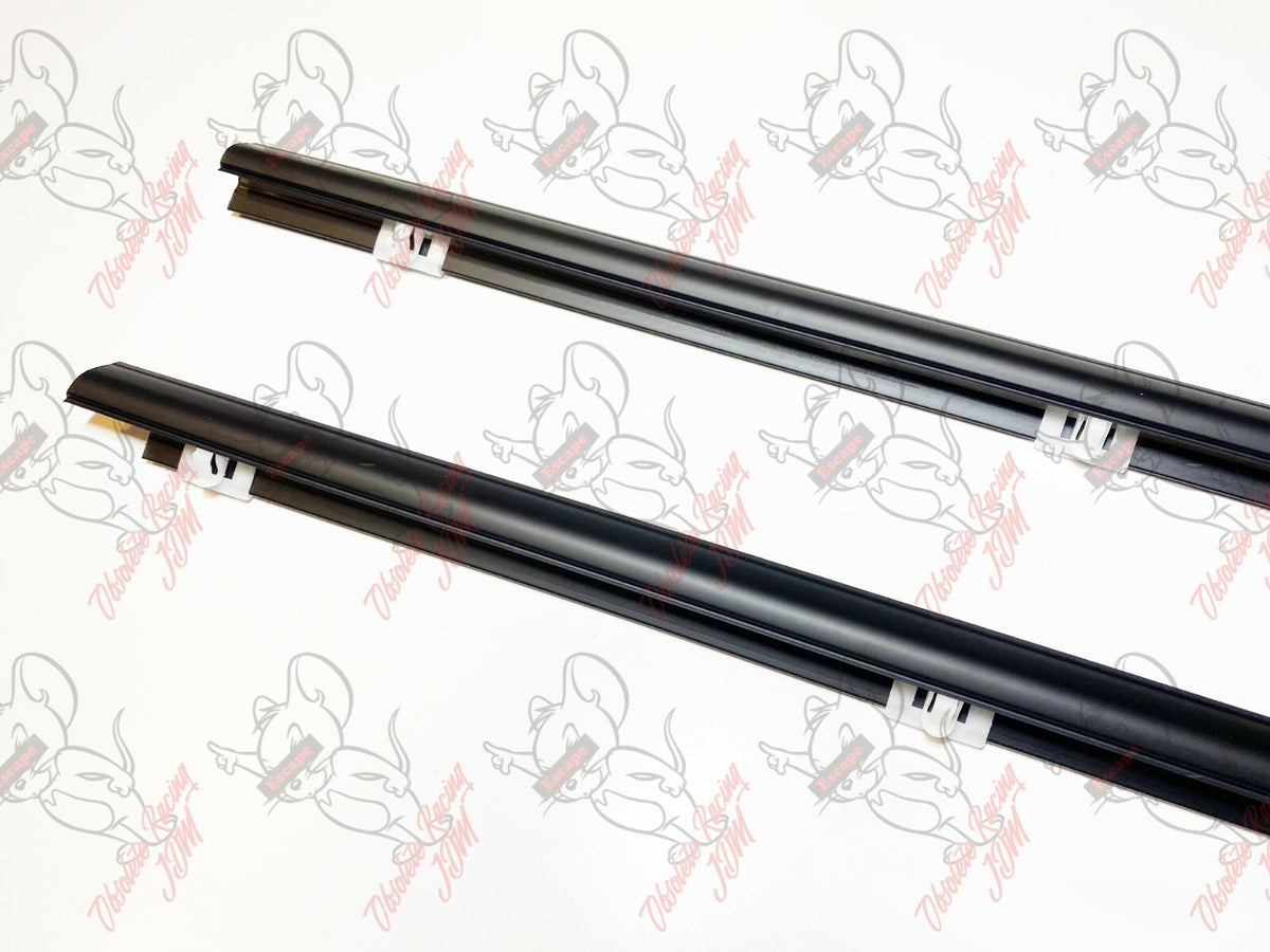 HONDA GENUINE CIVIC EG6 EG4 Window Door Molding Weather Strip Outer Pair Set OEM 9
