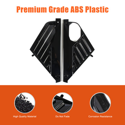 Glossy Black ABS Engine Bay Panel Plate Cover Guard For Corvette C8 Z06 2020-26 20