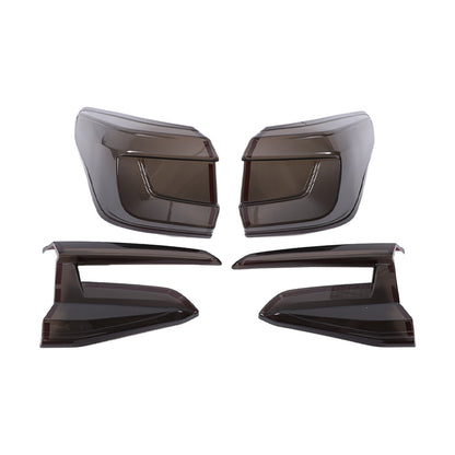 Smoked Black Rear Tail Light Guard Decor Cover Trim For Subaru Crosstrek 2024+ 17