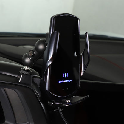 Wireless Charger Navigation Car Phone Holder Stand for C8 Corvette Z06 Z51 20-25 1