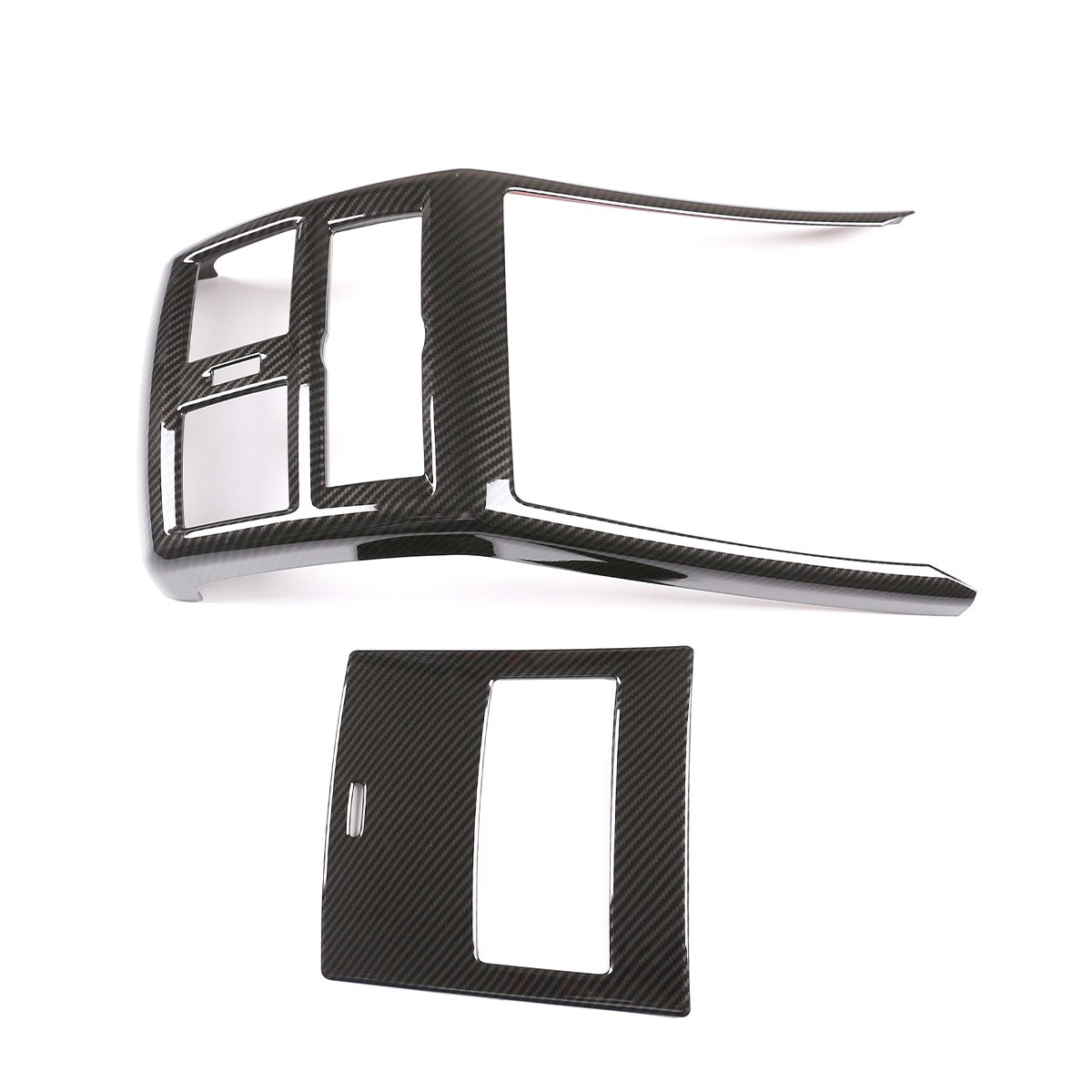 Carbon ABS Rear Air Vent Trim For Mercedes-Benz GLE GLS ML GL W166 X166 13-19 6