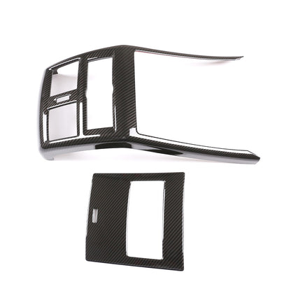 Carbon ABS Rear Air Vent Trim For Mercedes-Benz GLE GLS ML GL W166 X166 13-19 6