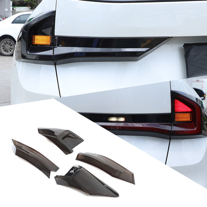 Smoked Black Rear Tail Light Guard Decor Cover Trim For BMW X1 iX1 U11 2023+ 6