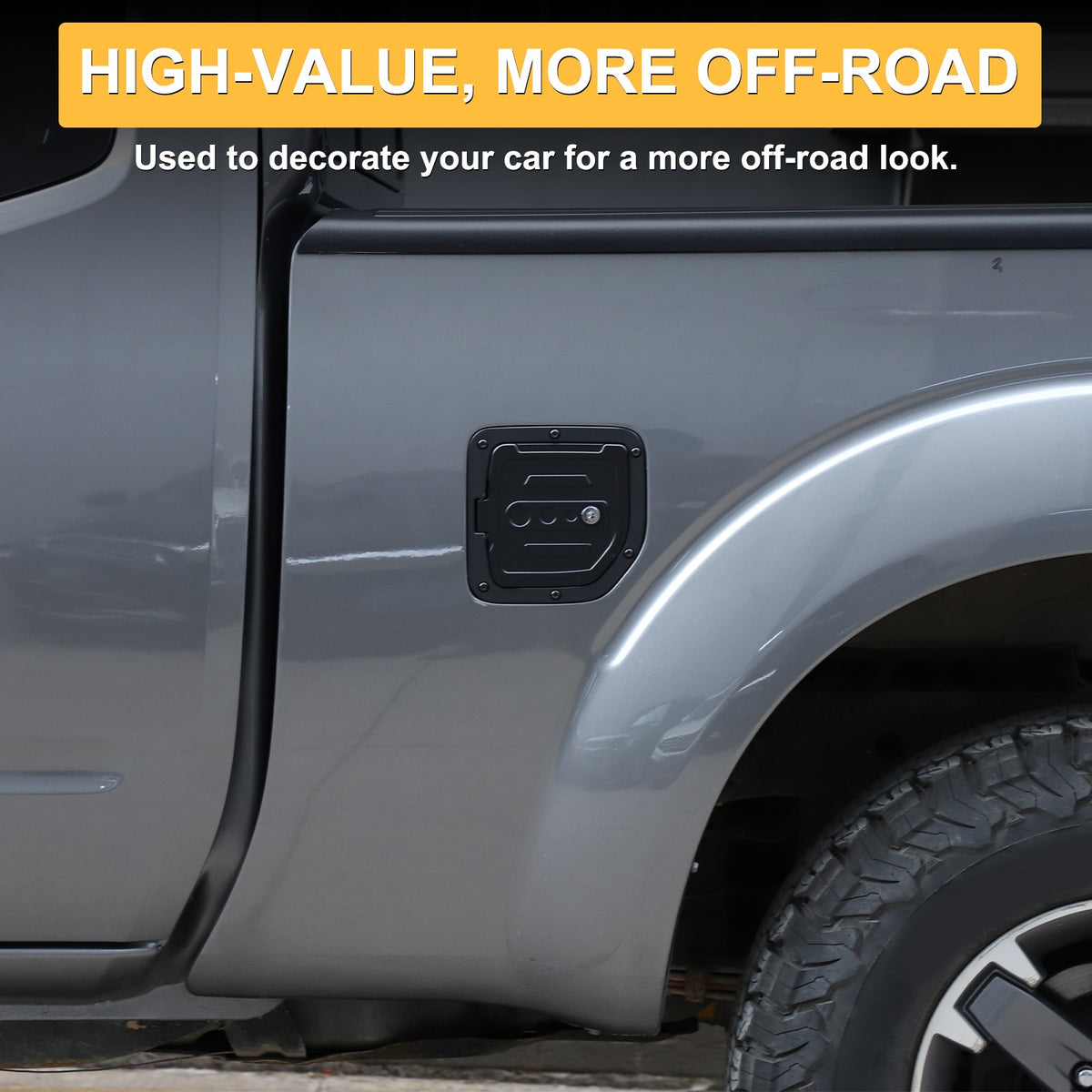 Alloy Steel Fuel Tank Cap Anti-Theft Lock For Nissan Frontier King Cab 2009-17 17
