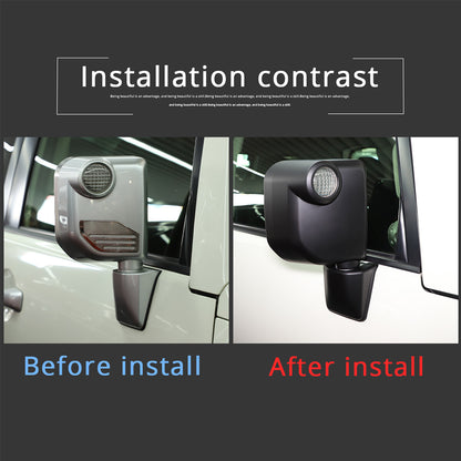 Matte Black Mirror Covers +Door Handle Cover Kit For Toyota FJ Cruiser 07-21 US 6
