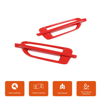 Sport Red ABS Side Fender Trim Cover For Cadillac Escalade 2007-2014 5