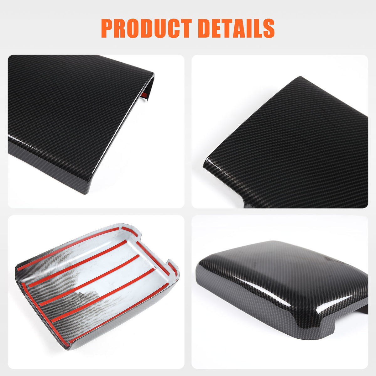 Carbon Fiber ABS Interior Decoration Cover Trim Kit For Corvette C8 2020-2025 - Styles 51-55 8