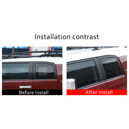 US Flag Alloy Window Center Pillar Trim Panel For Toyota FJ Cruiser 2007-21 12
