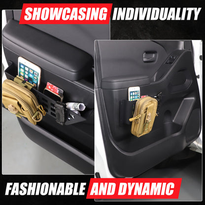 Car Front Door Storage Box Side Pocket Organizer For Nissan Frontier 2022-2024 15