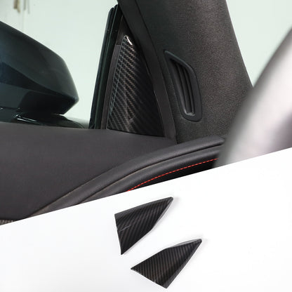 Carbon Fiber ABS Interior Decoration Cover Trim Kit For Corvette C8 2020-2025 - Styles 31-35 6