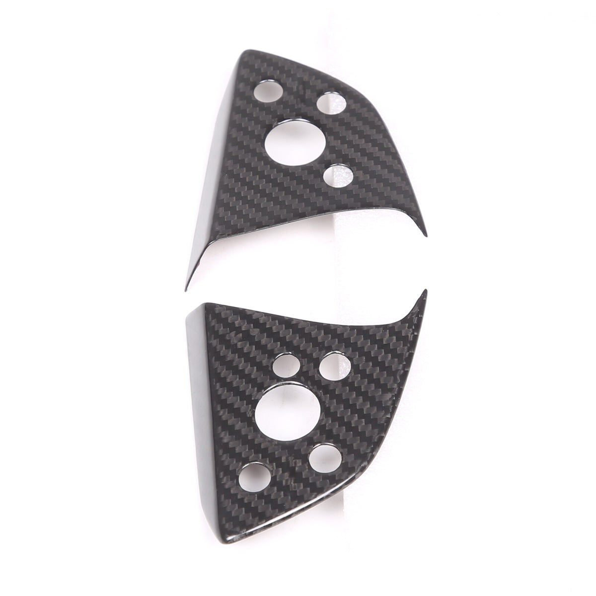Real Dry Carbon Fiber Center Console Interior Trim Cover For Tesla Model 3 2023+ 71
