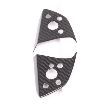 Real Dry Carbon Fiber Center Console Interior Trim Cover For Tesla Model 3 2023+ 71