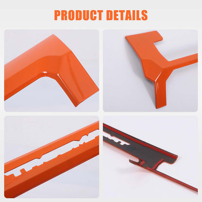Orange Center Console Trim Strip Cover For Toyota Tacoma SR/SR5 2024+ US 13