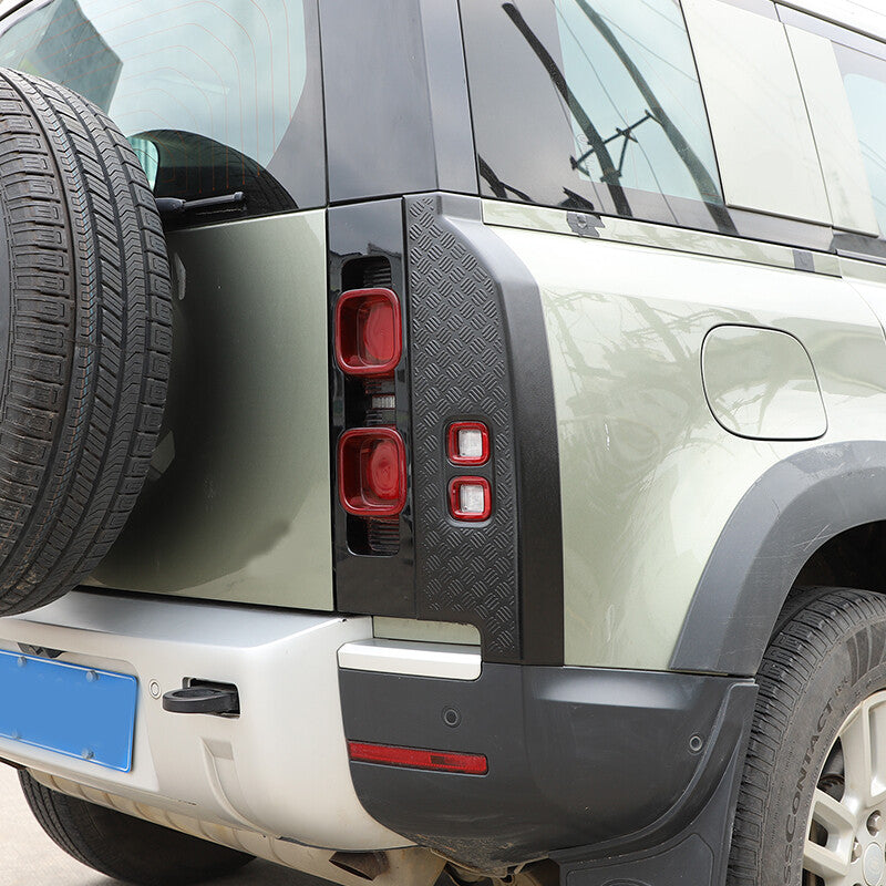 Rear Tail Light Cover Trim For Land Rover Defender 90 110 2020-23 Gloss Black US 14
