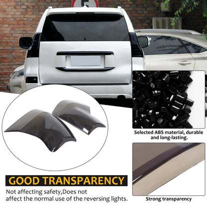 Smoked Black Rear Tail Light Guard Decor Cover Trim Bezel For Lexus GX460 10-23 23