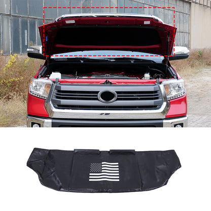 PU Leather Car Bonnet Hood Bra Wind & Bug Deflectors For Toyota Tundra 2007-21 2